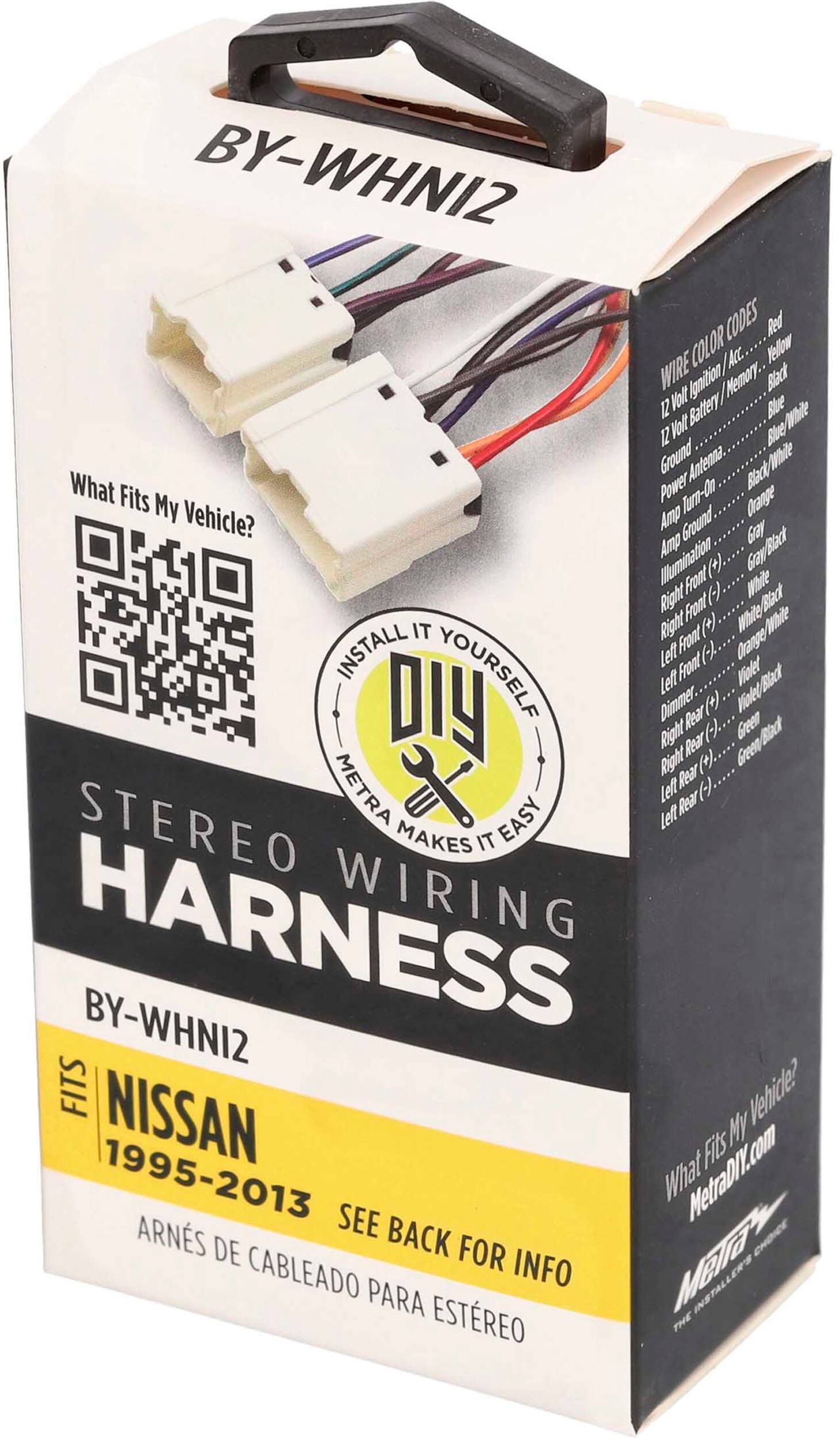 Alt View 14. Metra - Speaker Harness for Most 1995-2007 Nissan Vehicles - White.