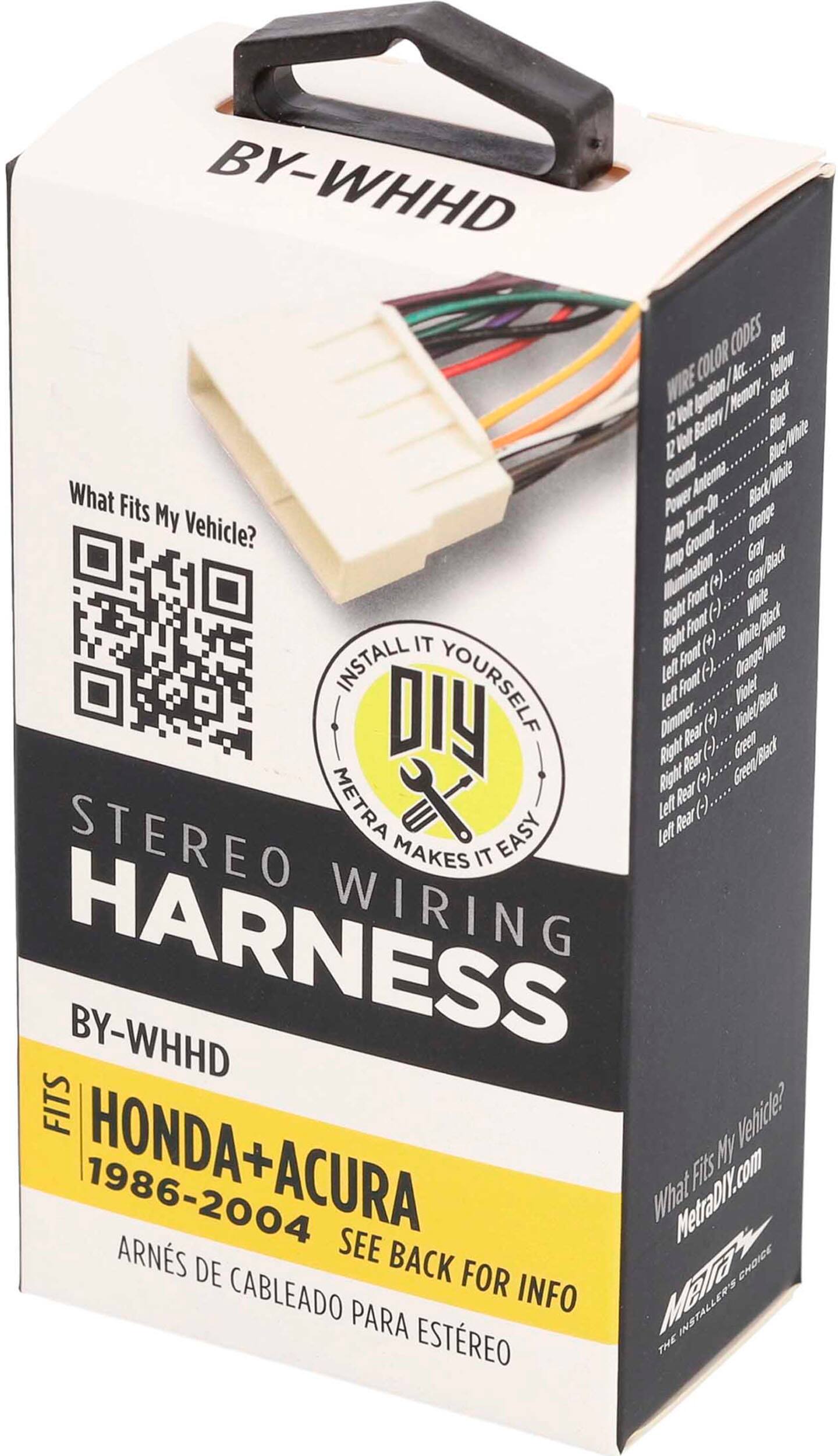 Alt View 14. Metra - Speaker Harness for Select 1986-1998 Honda and Acura Vehicles - Multi.