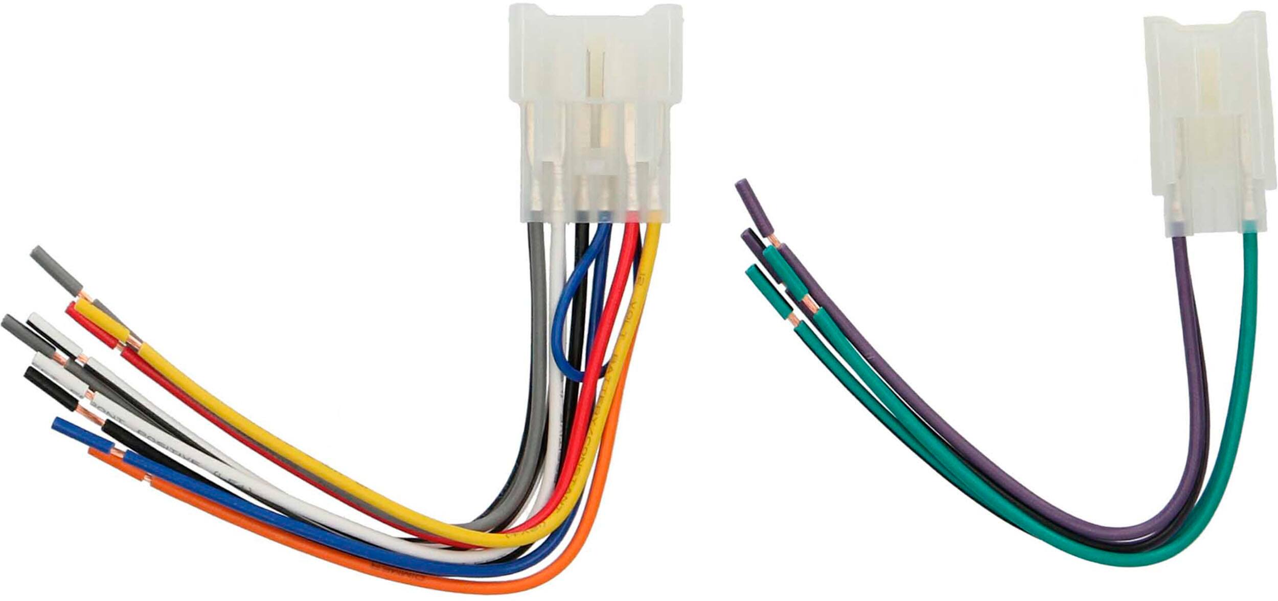 Metra - Wiring Harness for Most 1987 or Later Toyota, Scion and Subaru Vehicles - White