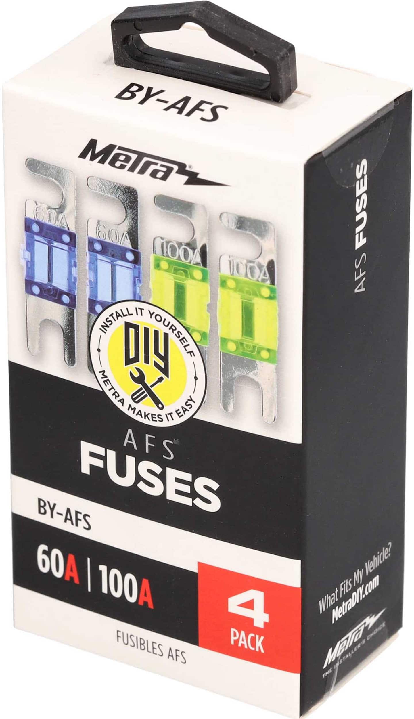 Alt View 13. Metra - 60- and 100-amp AFS Fuse (4-Count) - Gray.
