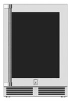 Hestan - 5.2 cu ft Mini  Refrigerator with Glass Door - Stainless Steel - Front_Zoom