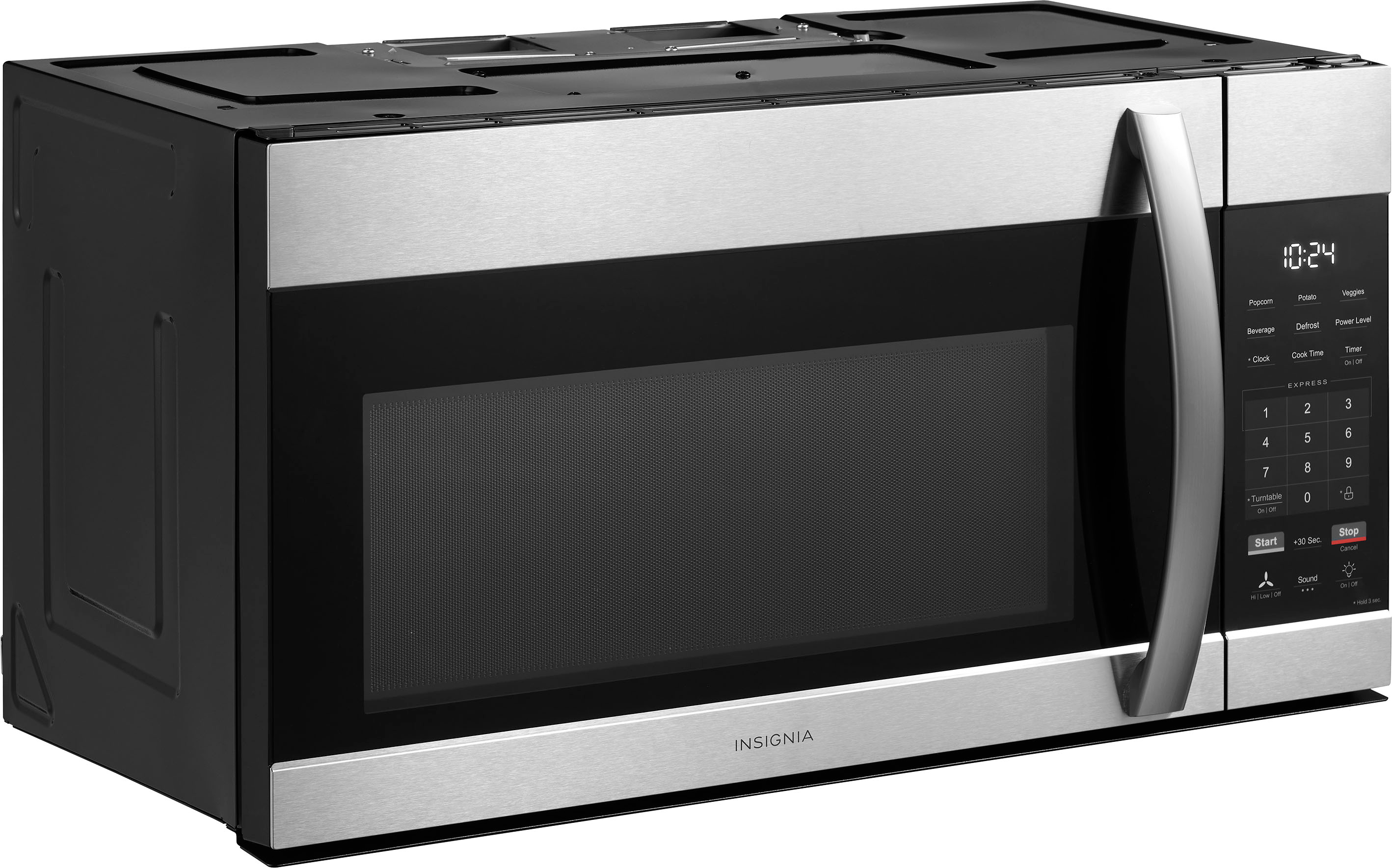 Insignia™ 1.6 Cu. Ft. Over-the-Range Microwave Stainless Steel NS-OTR16SS9  - Best Buy