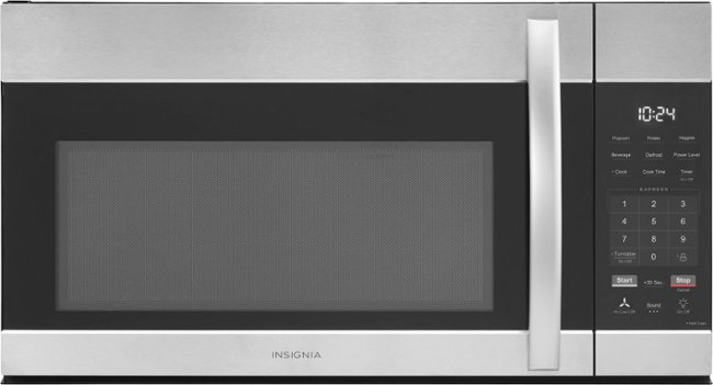 Insignia™ - 1.7 Cu. Ft. Over-the-Range Microwave - Stainless Steel