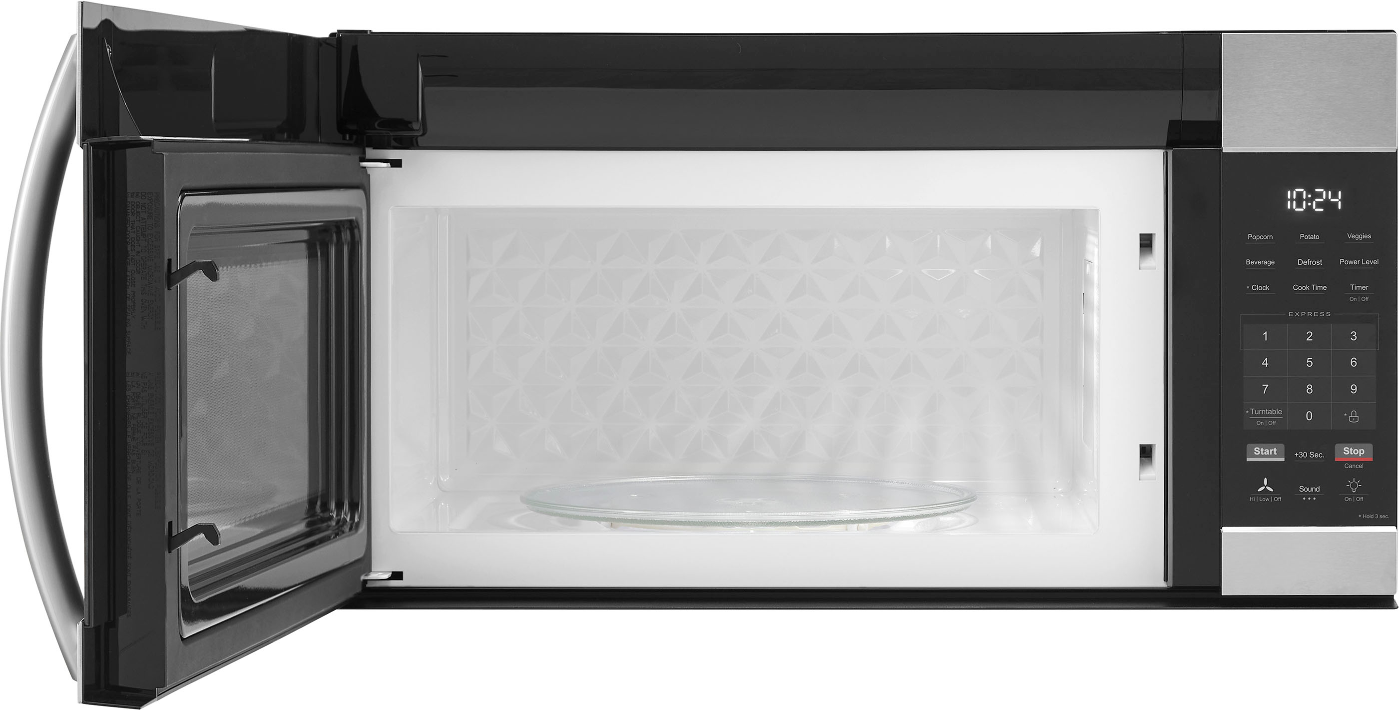 Layaway Insignia - 1.7 Cu. Ft. Over-the-Range Microwave - Stainless steel