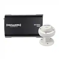 SiriusXM - SXV300 Connect Tuner with Marine/RV antenna - Black White - Front_Zoom