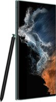 Samsung - Geek Squad Certified Refurbished Galaxy S22 Ultra 256GB (Unlocked) - Green - Angle_Zoom
