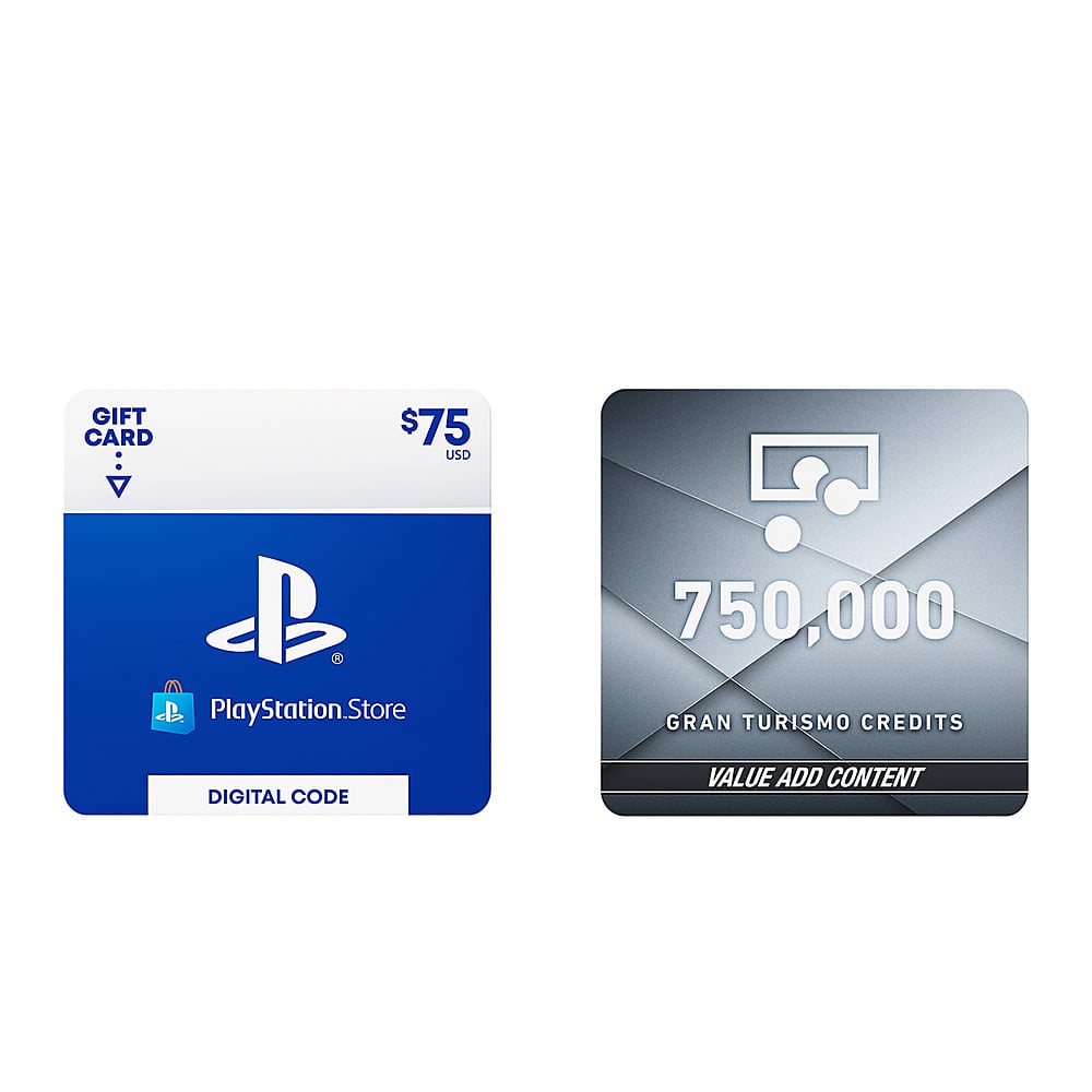 Best Buy: Sony $75 PlayStation Store Gift Card & Grand Turismo Credits (Digital [Digital] PS GT7 BONUS 75