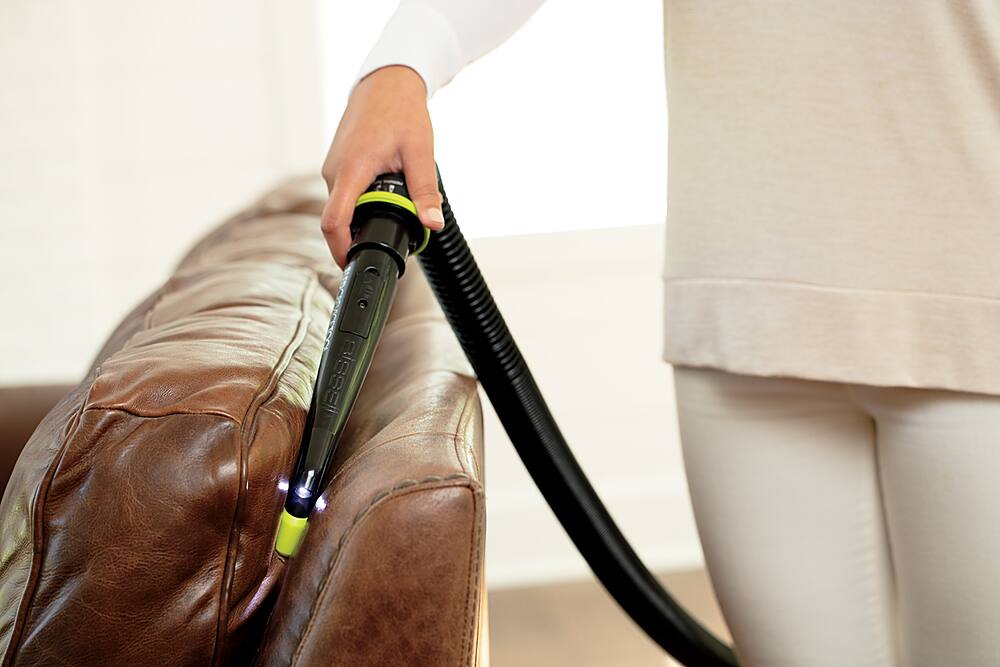 Alt View 16. BISSELL - Pet Hair Eraser Turbo Rewind Upright Vacuum - Cobalt Blue and Electric Green.