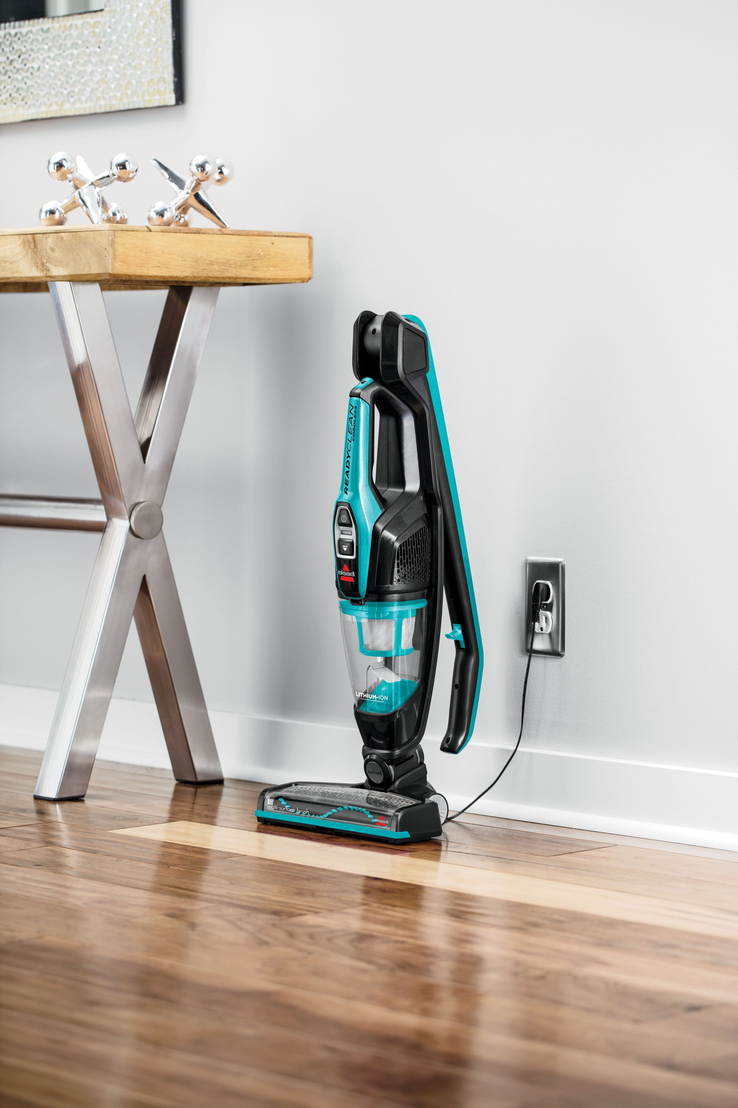 Alt View 1. BISSELL - ReadyClean Cordless 10.8V Upright Stick Vacuum - Electric Blue.