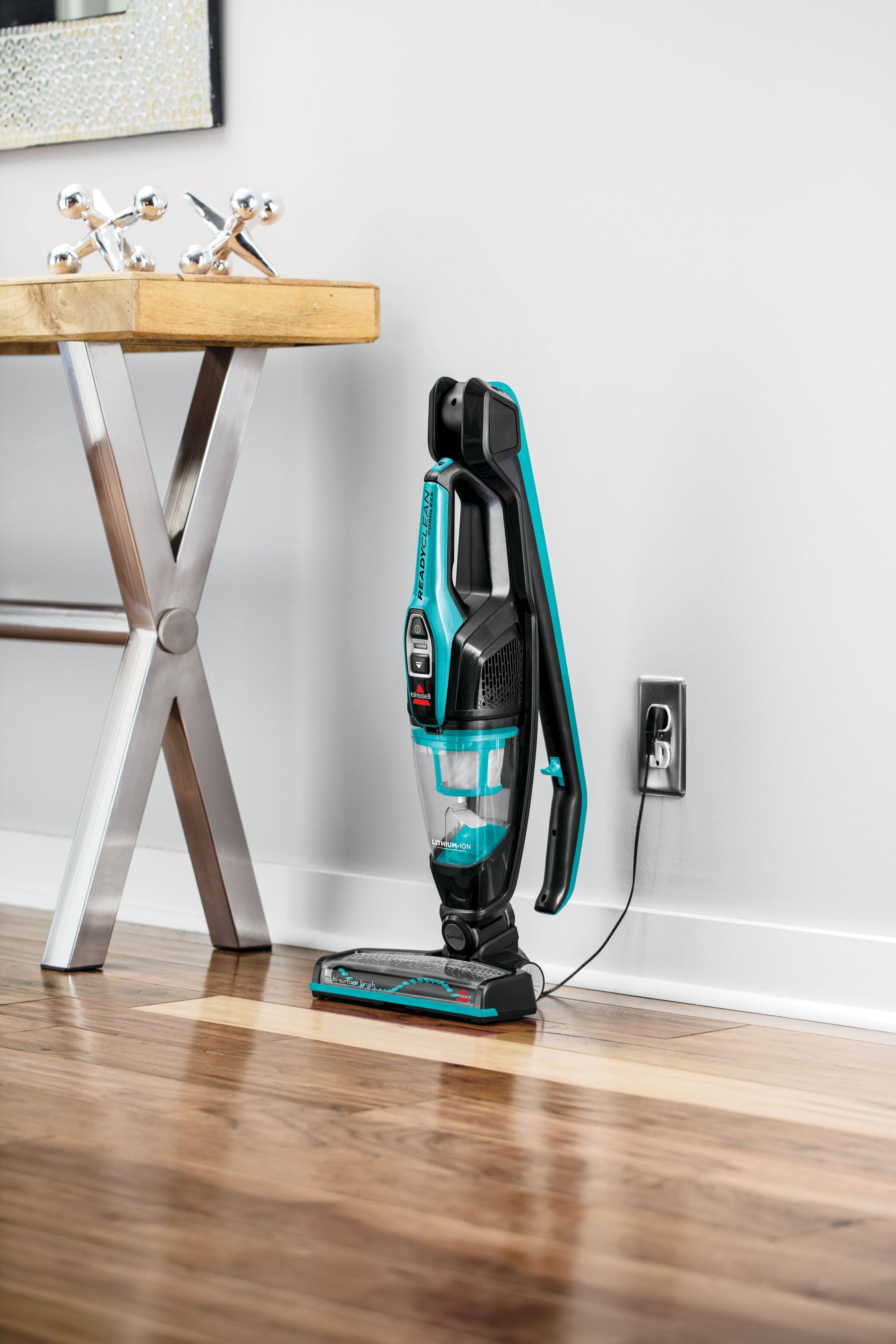Alt View 1. BISSELL - ReadyClean Cordless 10.8V Upright Stick Vacuum - Electric Blue.