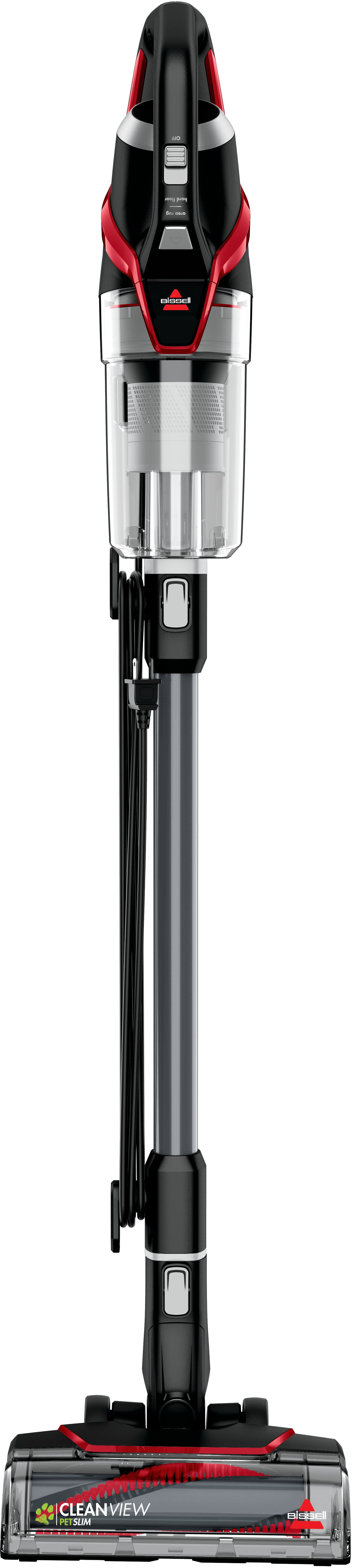 Front. BISSELL - CleanView Pet Slim Corded Vacuum - Mambo Red.