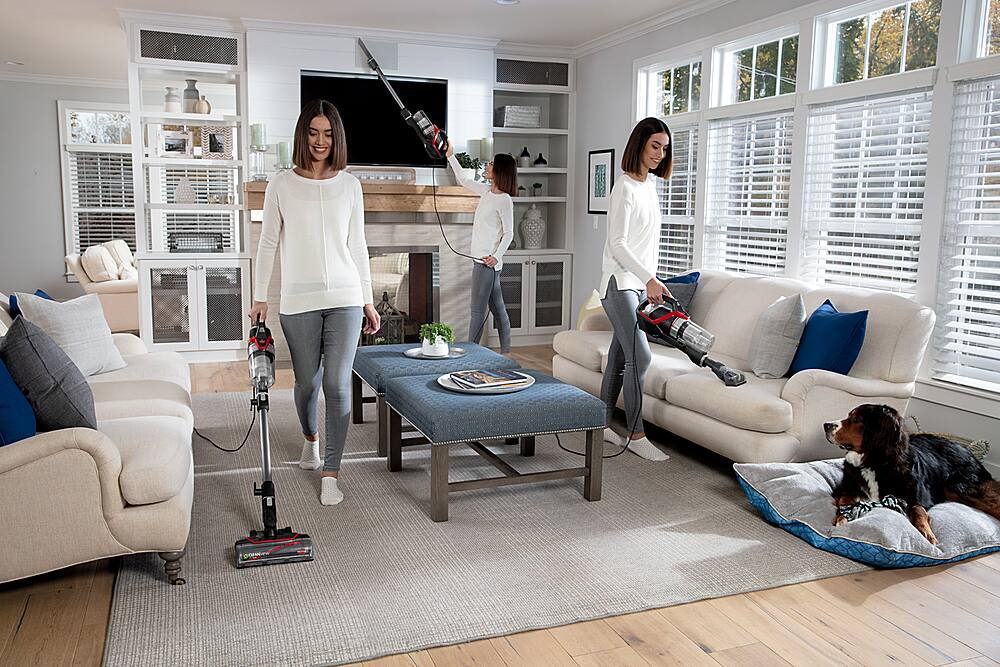 Alt View 12. BISSELL - CleanView Pet Slim Corded Vacuum - Mambo Red.