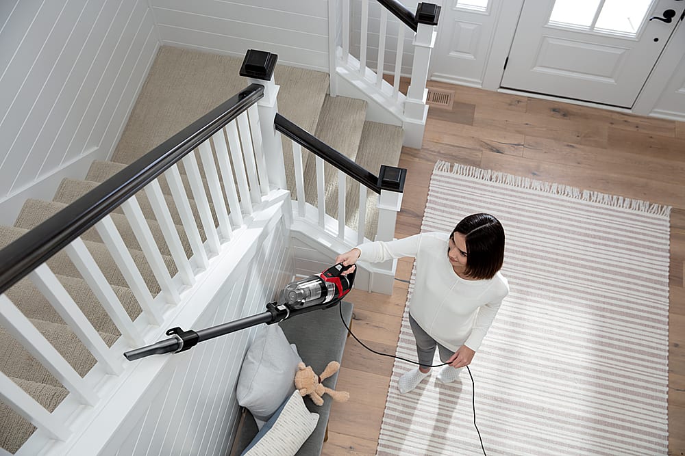 Alt View 16. BISSELL - CleanView Pet Slim Corded Vacuum - Mambo Red.