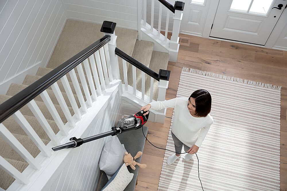 Alt View 16. BISSELL - CleanView Pet Slim Corded Vacuum - Mambo Red.