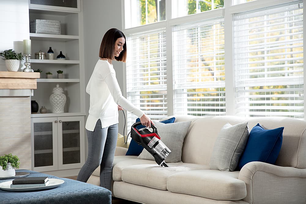 Alt View 17. BISSELL - CleanView Pet Slim Corded Vacuum - Mambo Red.