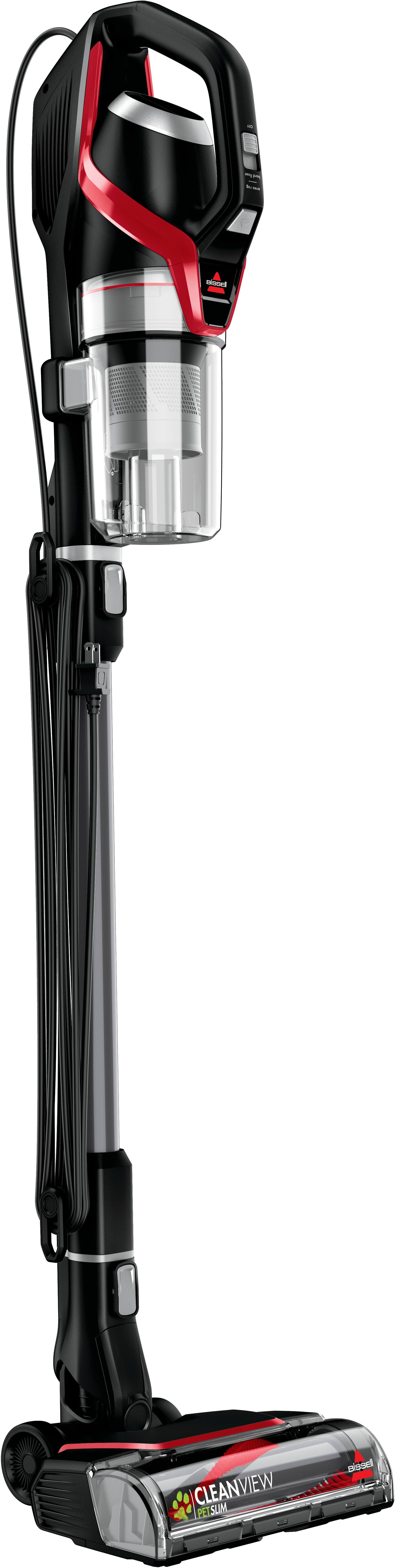 Left. BISSELL - CleanView Pet Slim Corded Vacuum - Mambo Red.