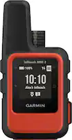 Garmin - inReach Mini 2 Compact Satellite Communicator 1.3" GPS with Built-In Bluetooth - Flame Red - Front_Zoom