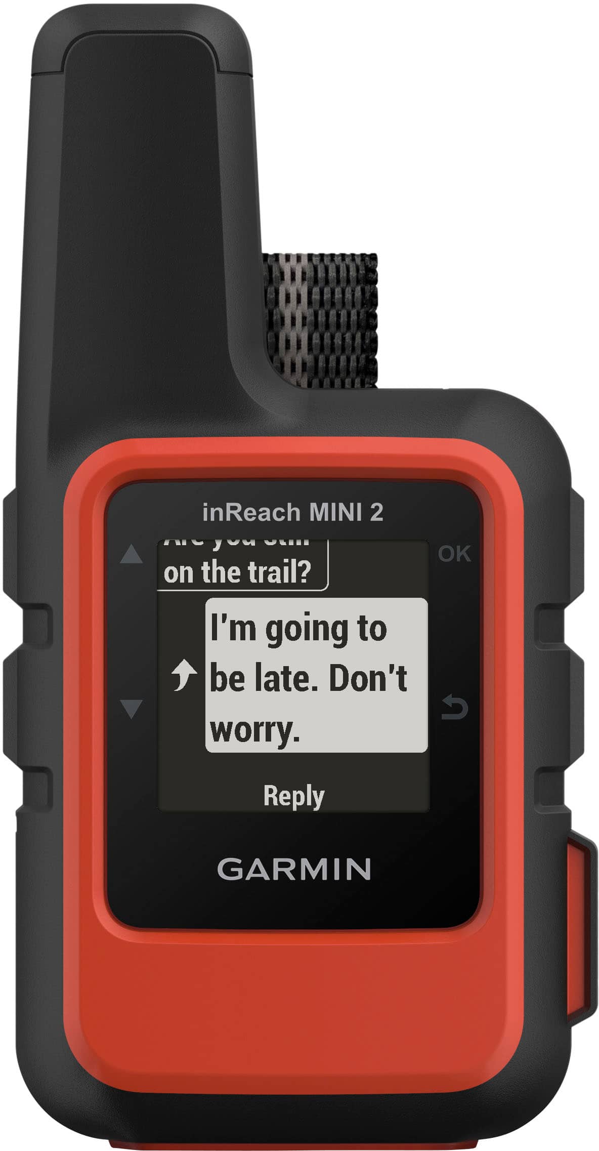 Alt View 13. Garmin - inReach Mini 2 Compact Satellite Communicator 1.3" GPS with Built-In Bluetooth - Flame Red.