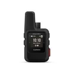 Garmin - inReach Mini 2 Compact Satellite Communicator 1.3" GPS with Built-In Bluetooth - Black - Front_Zoom