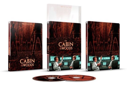 Front Standard. The Cabin in the Woods [SteelBook] [Digital Copy] [4K Ultra HD Blu-ray/Blu-ray] [Only @ Best Buy] [2012].