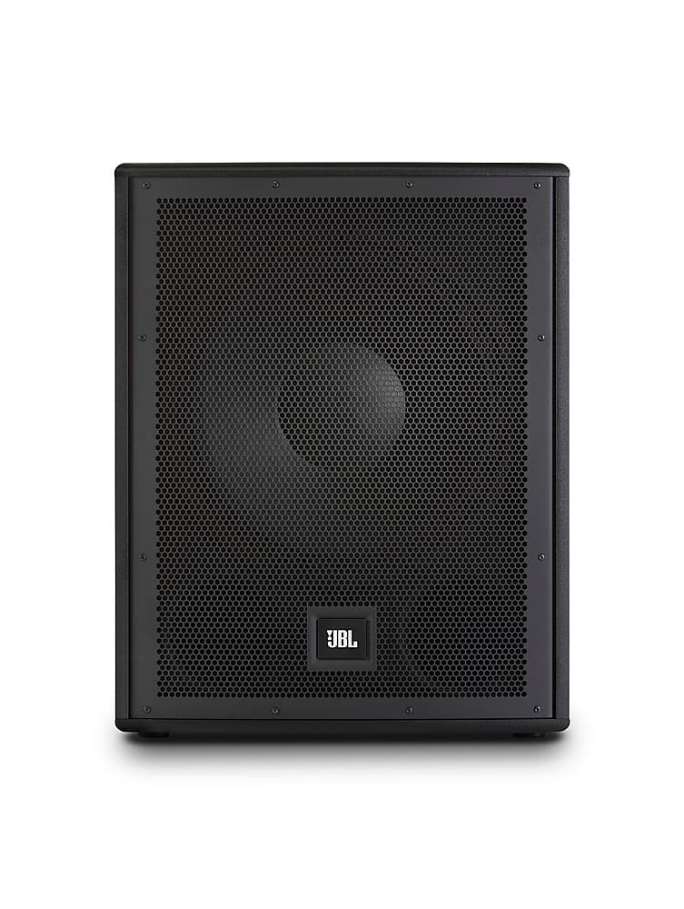 JBL - IRX115S 1300W 15" Portable Powered PA Subwoofer - Black - Angle_Zoom