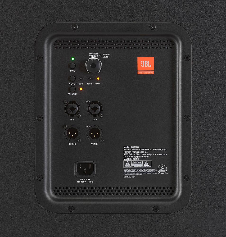 Alt View 12. JBL - IRX115S 15" Powered Subwoofer - Black.