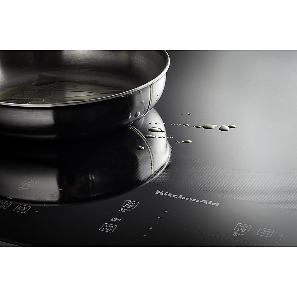 KitchenAid 30' Built-In Electric Induction Cooktop with 5 Elements Black  KCIG550JBL - Best Buy