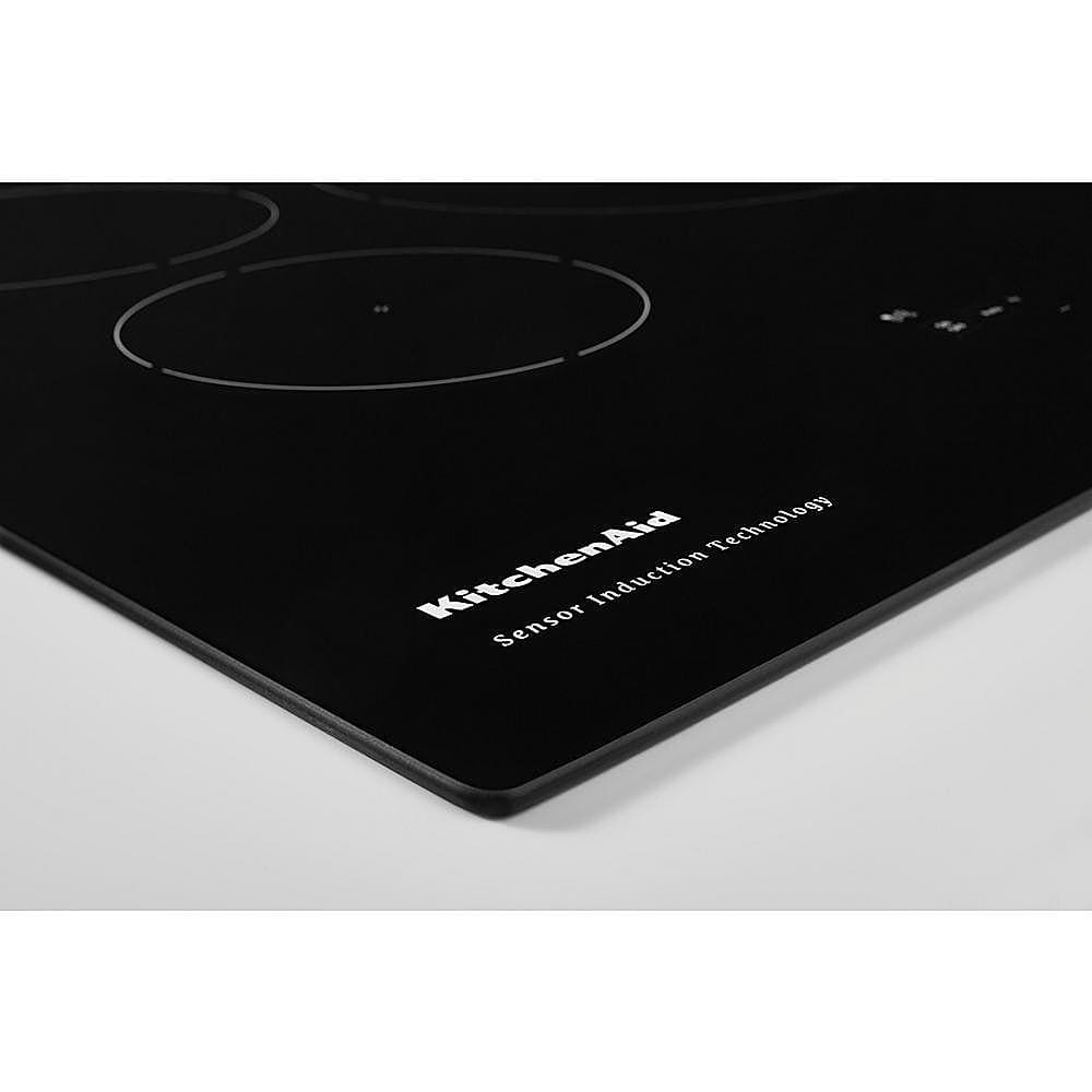 Alt View 14. KitchenAid - 30' Built-In Electric Induction Cooktop with 5 Elements - Black.