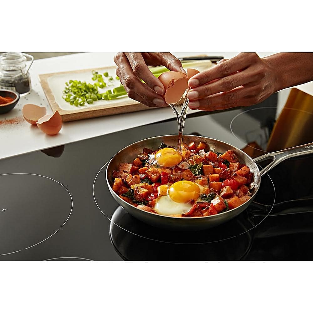 Alt View 15. KitchenAid - 30' Built-In Electric Induction Cooktop with 5 Elements - Black.