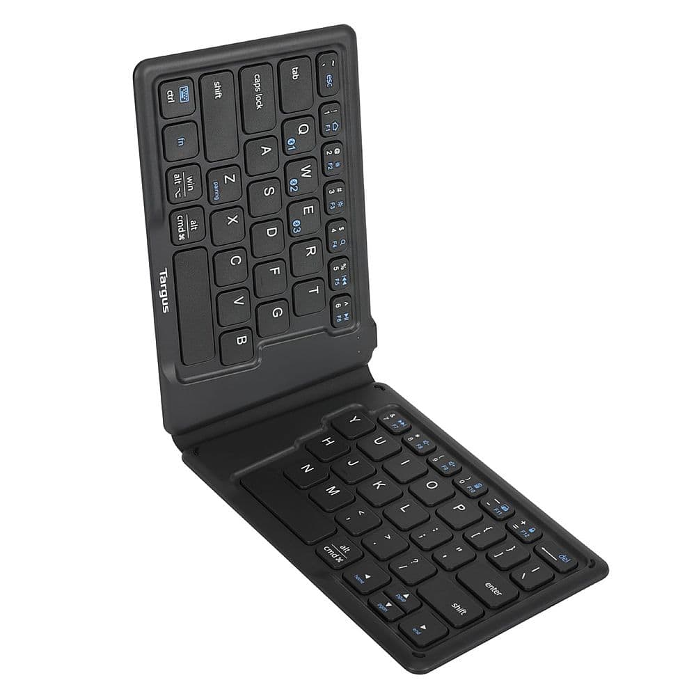 Alt View 11. Targus - Ergonomic Foldable Bluetooth Antimicrobial Keyboard - Black.