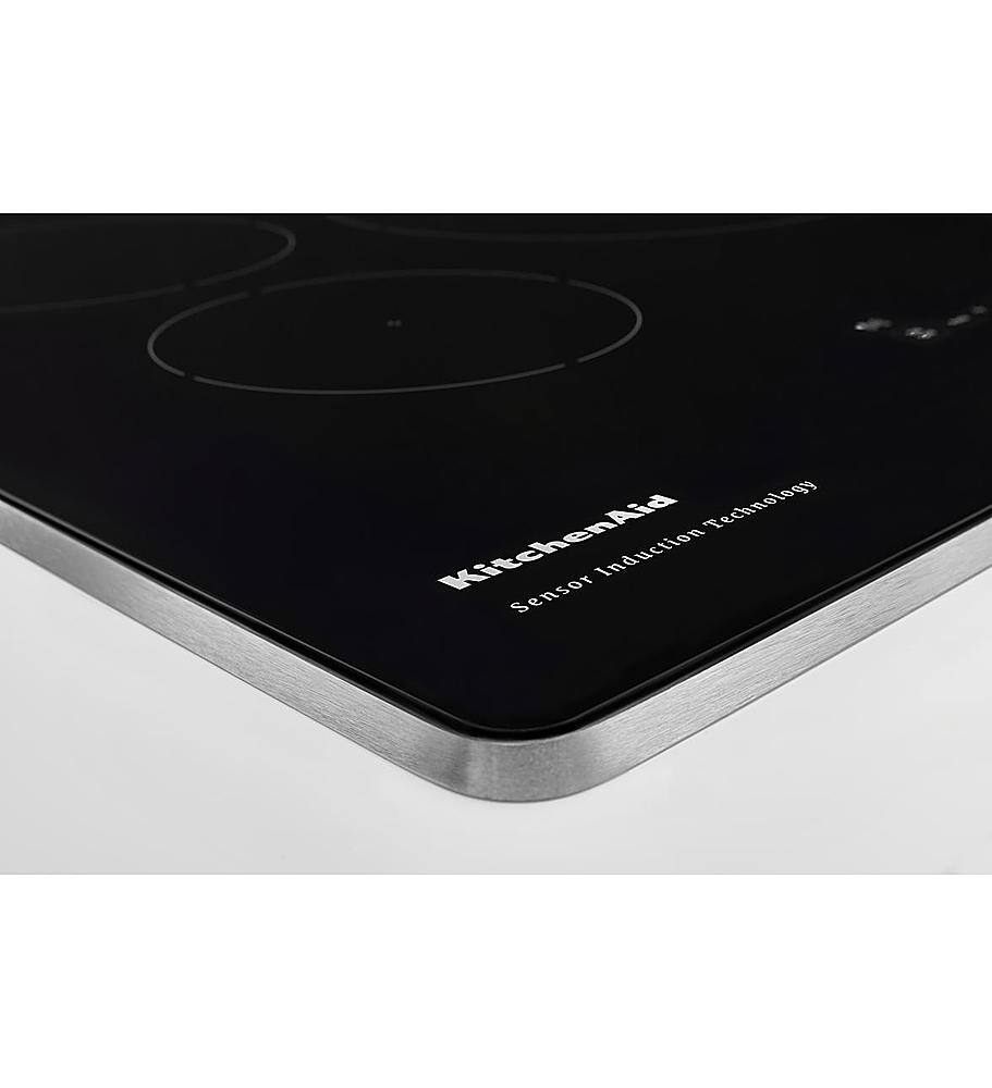 Alt View 14. KitchenAid - 30" Built-In Electric Induction Cooktop with 5 Elements - Stainless steel.