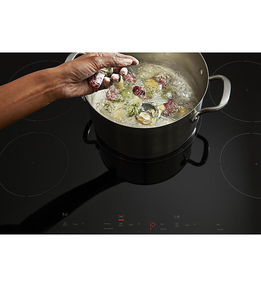 Alt View 15. KitchenAid - 30" Built-In Electric Induction Cooktop with 5 Elements - Stainless steel.