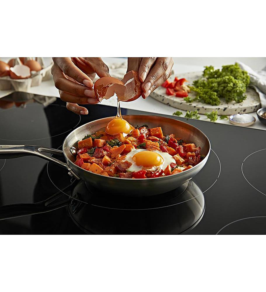 Alt View 16. KitchenAid - 30" Built-In Electric Induction Cooktop with 5 Elements - Stainless steel.