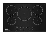 KitchenAid - 36 in. Wide 5 element Built-In Electric Induction Cooktop with Sensor Induction Technology - Black
