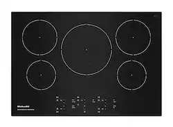 KitchenAid - 36" Built-In Electric Induction Cooktop with 5 Elements and Sensor Induction Technology - Black - Front_Zoom