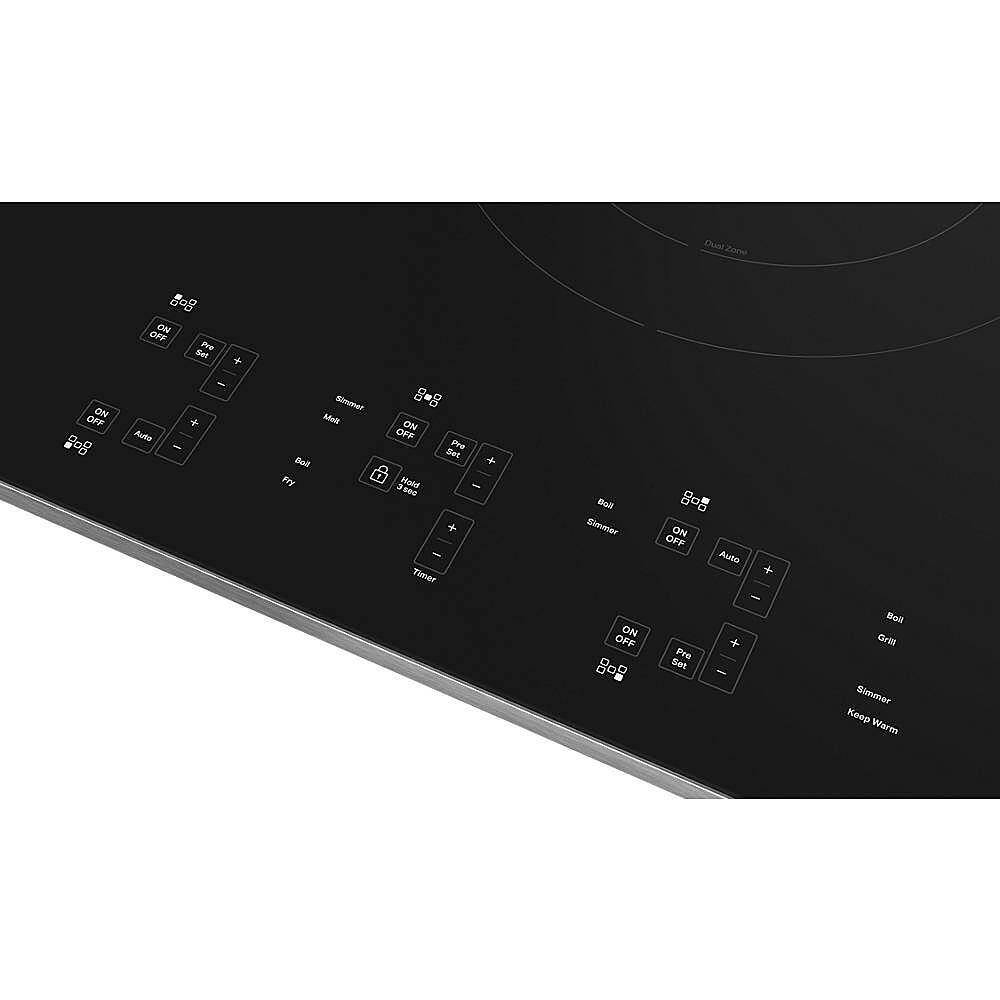 Alt View 11. KitchenAid - 36" Built-In Electric Induction Cooktop with 5 Elements - Stainless steel.