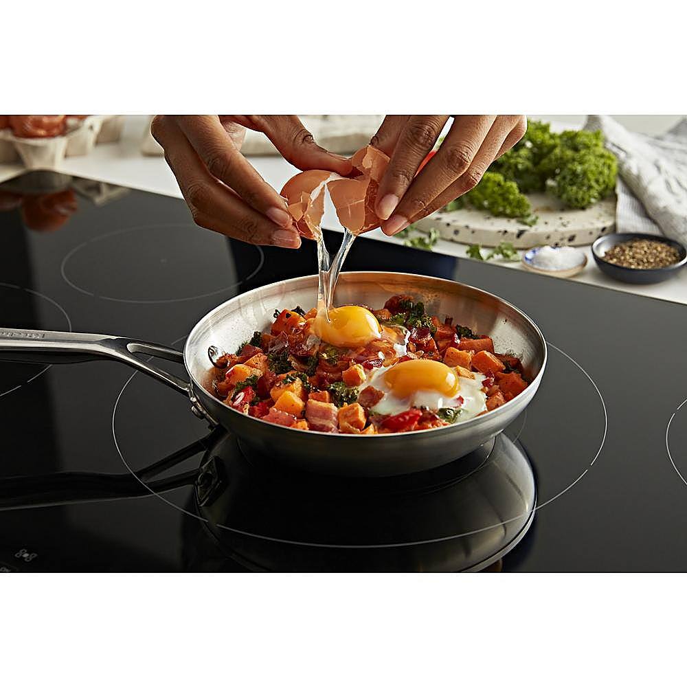 Alt View 15. KitchenAid - 36" Built-In Electric Induction Cooktop with 5 Elements - Stainless steel.