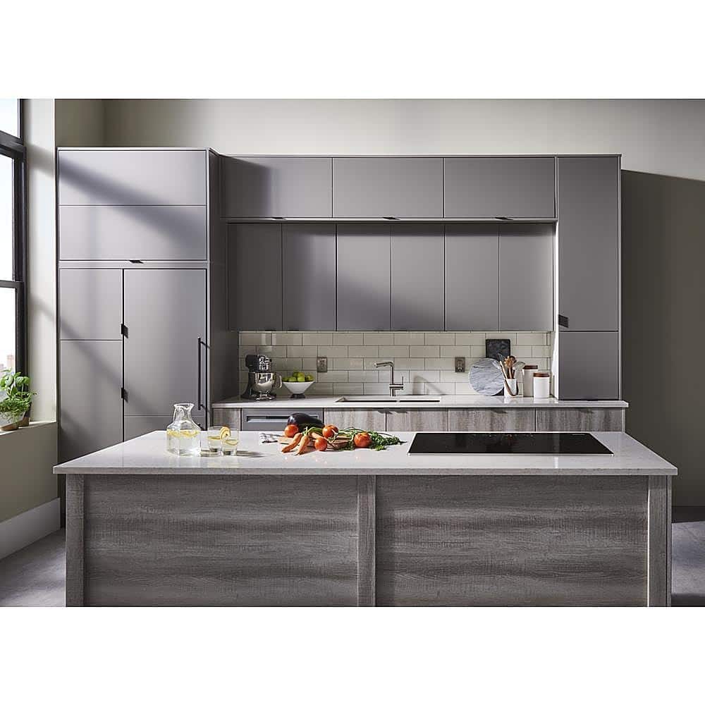 Alt View 17. KitchenAid - 36" Built-In Electric Induction Cooktop with 5 Elements - Stainless steel.