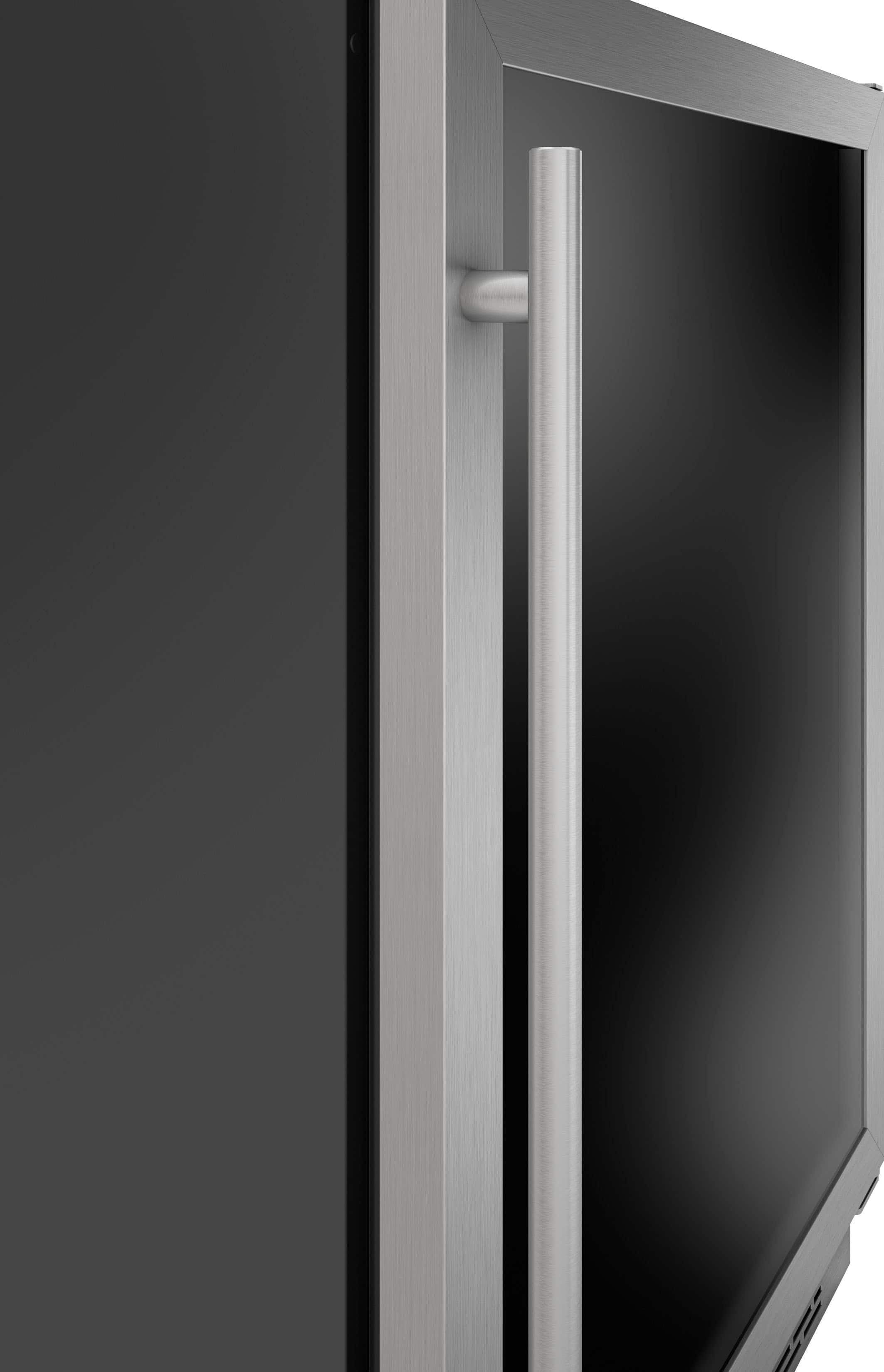 Alt View 21. Zephyr - Brisas 24 in. 21-Bottle and 64-Can Built-In or Freestanding Dual Zone Wine and Beverage Cooler - Stainless Steel + Glass.