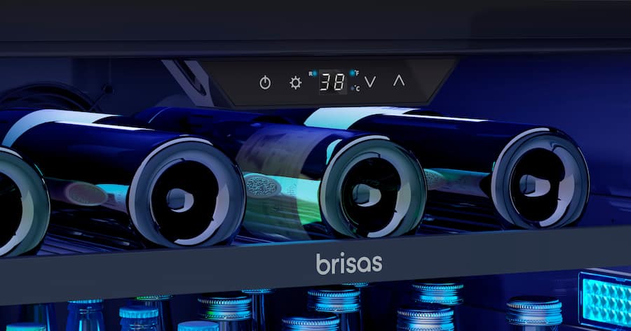 Zephyr Brisas 24 in. 8 Bottle and 112 Can Single Zone Beverage Zephyr Brisas 24 in. 8 Bottle and 112 Can Single Zone Beverage