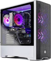 Skytech Gaming - Blaze 3.0 Gaming Desktop PC –  Intel Core i5-10400F –  16G Memory –  AMD Radeon RX6600XT –  500G SSD - White - Front_Zoom