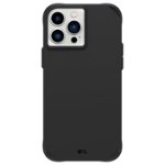Front. Case-Mate - Tough Black Hardshell Case for iPhone 13 Pro Max - Black.