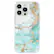 Front. Case-Mate - Print Hardshell Case for iPhone 13 Pro - Ocean Marble.