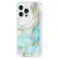 Left. Case-Mate - Print Hardshell Case for iPhone 13 Pro - Ocean Marble.