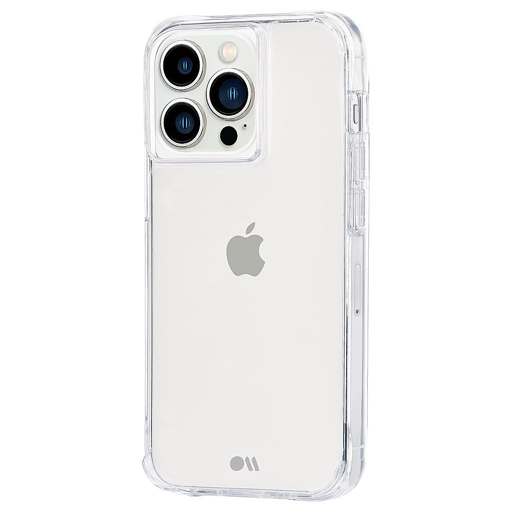 Left View: Case-Mate - Tough Clear Hardshell Case for iPhone 13 Pro - Clear