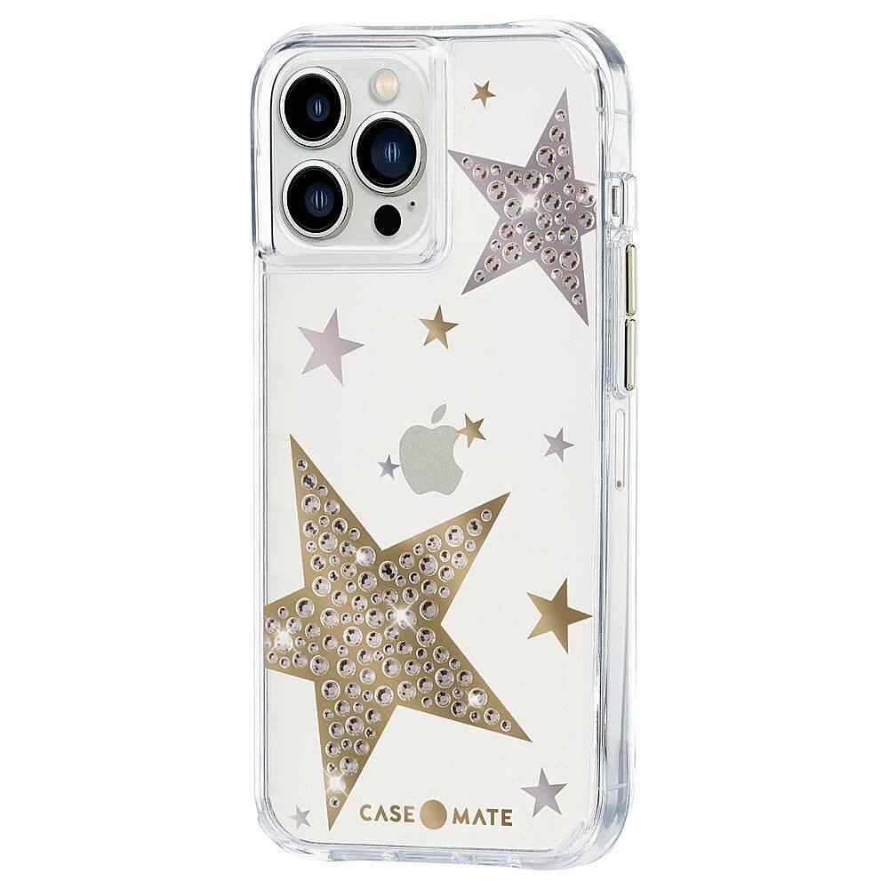 Angle View: Case-Mate - Sheer Superstar Hardshell Case w/ Antimicrobial for iPhone 13 Pro Max - Multi