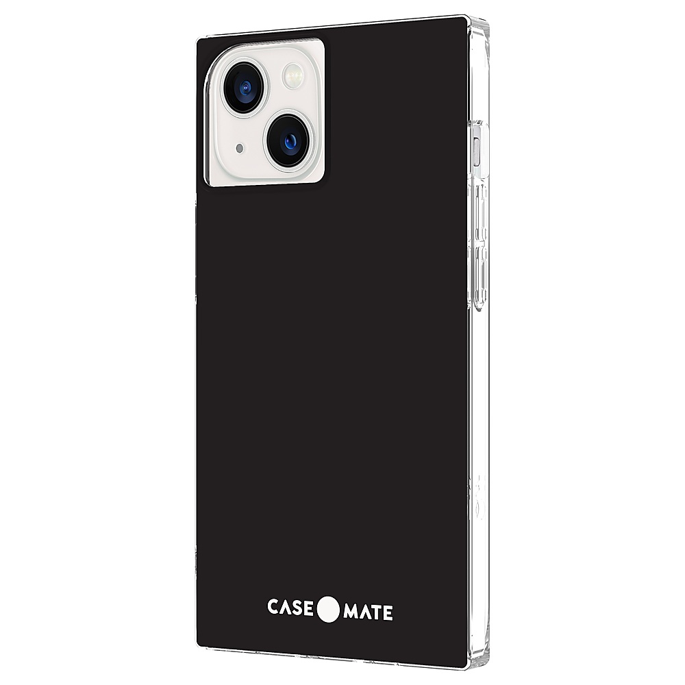 Left View: Case-Mate - Blox Softshell Case for iPhone 13 - Black
