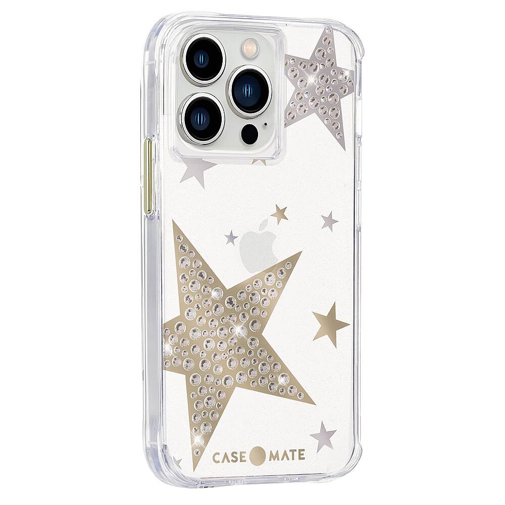 Angle View: Case-Mate - Sheer Superstar Hardshell Case w/ Antimicrobial for iPhone 13 Pro - Multi