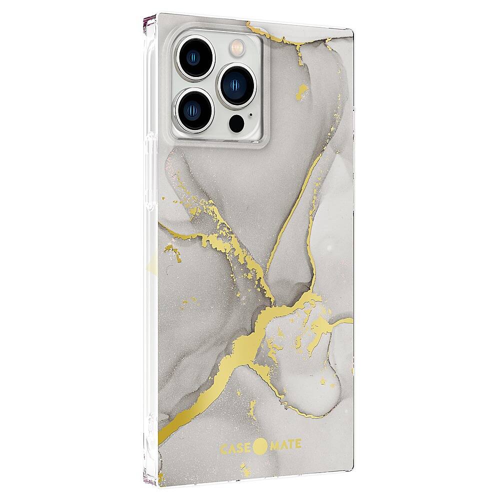 Angle View: Case-Mate - Blox Softshell Case for iPhone 13 Pro Max - Fog Marble