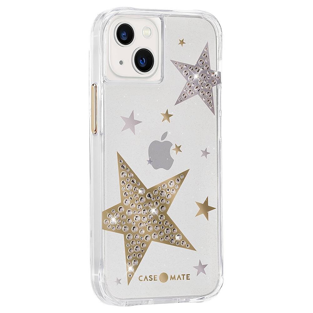 Angle View: Case-Mate - Sheer Superstar Hardshell Case w/ Antimicrobial for iPhone 13 - Multi